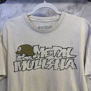 Metal Mulisha T Shirt Mens Large White Short Sleeve Grunge 20x26.5